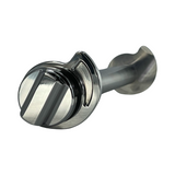 close up view of axle head