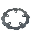 full view of motorcycle rotor