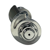 close up view of axle nut