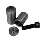 Photo of sissybar mount kit with one assembled and one disassembled to show piecesled