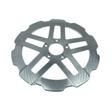 view of belligerent front rotor for 2024 and later harley davidson touring models