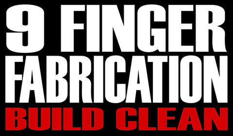 9 Finger Fabrication Logo