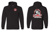 photo of anniversary hoodie with front and back view