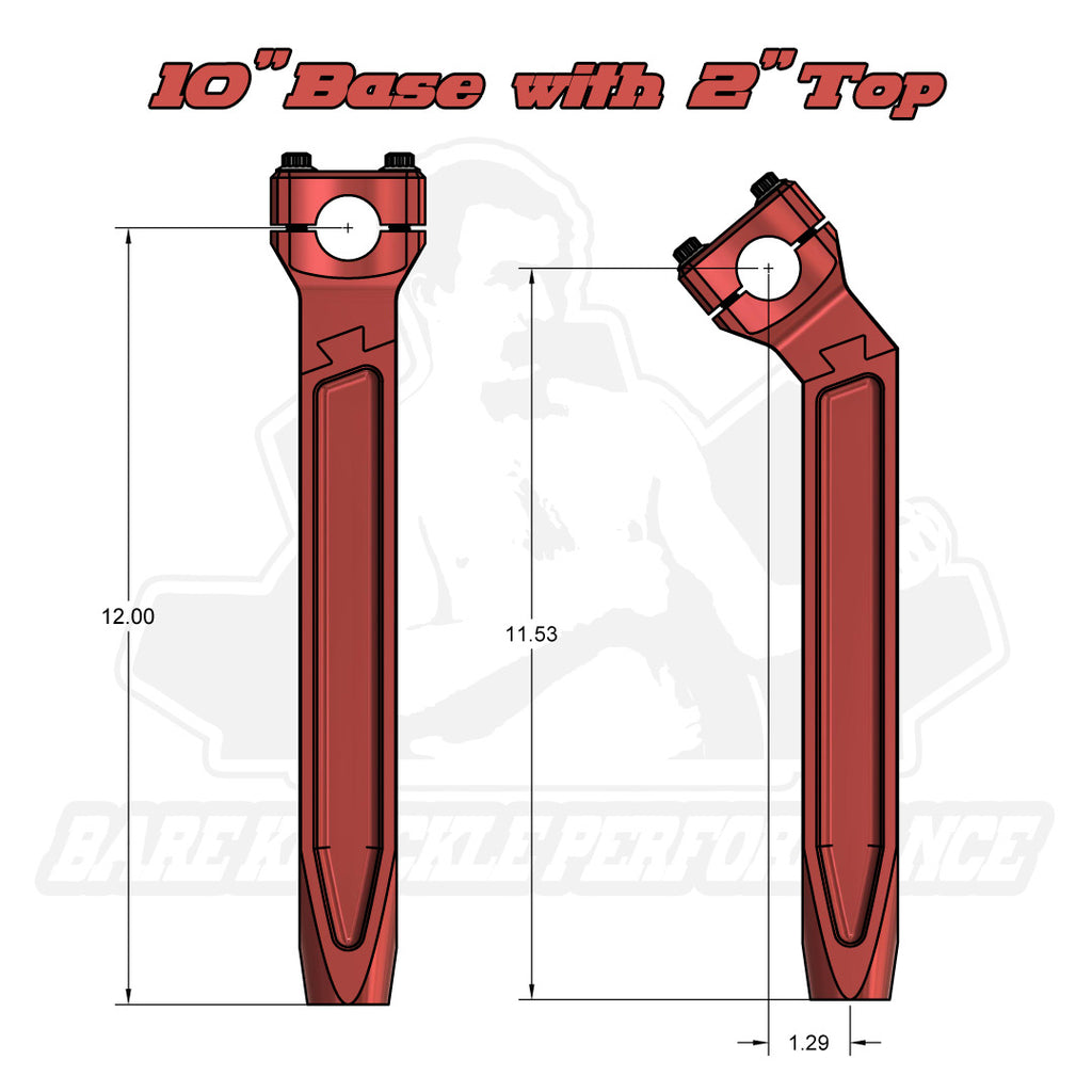 Front Axle Riser FLEX Modular Riser System | Buy Performance Parts at Bare Knuckle