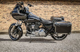 Harley Touring with Pioneer Adventure Bag